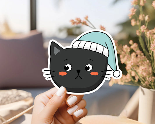 Cute Cat Stickers - Cat Portraits, Cute Cats, Cat Lovers Stickers, Cat Stickers, Vinyl Stickers, Weatherproof Stickers.