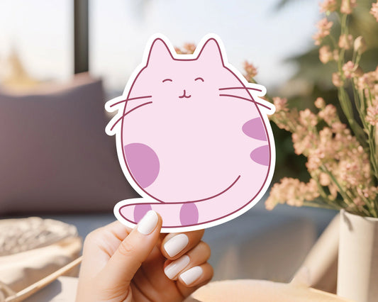 Cute Cat Stickers - Cat Portraits, Cute Cats, Cat Lovers Stickers, Cat Stickers, Vinyl Stickers, Weatherproof Stickers.