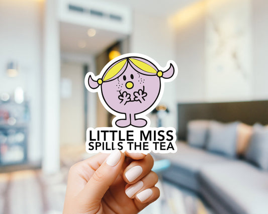 Little Miss Mental Health Sticker, funny stickers, vinyl stickers, laptop sticker, weatherproof, gift ideas, mental heath awareness