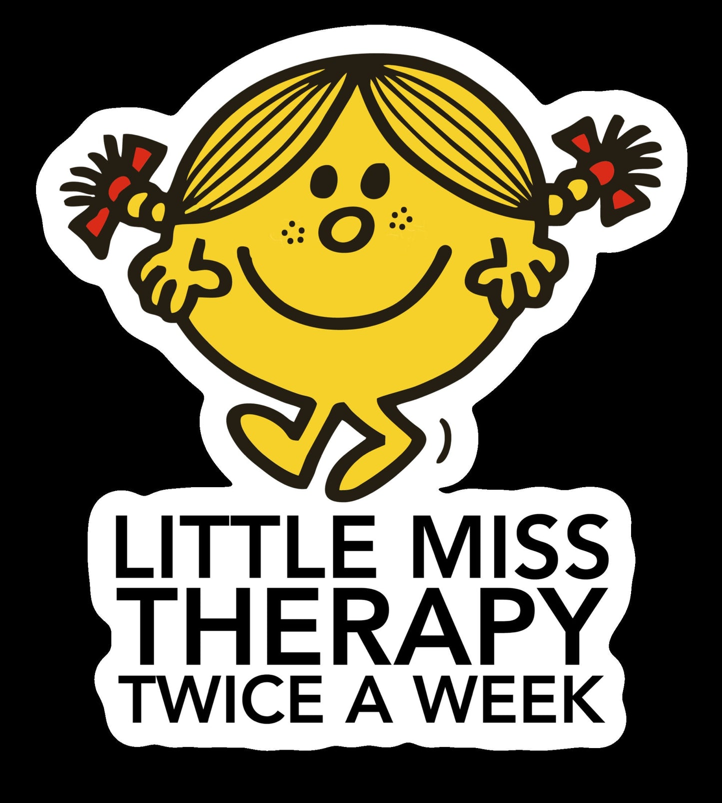 Little Miss Mental Health Sticker, funny stickers, vinyl stickers, laptop sticker, weatherproof, gift ideas, mental heath awareness