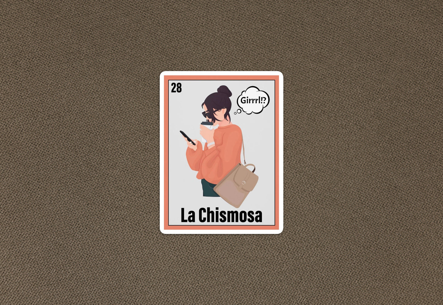 La Chismosa Bingo Card Sticker | Latina | LatinX | Mexican Bingo | Mexican Culture | Gift Idea | Gift For Her | Chismosa | Gossip