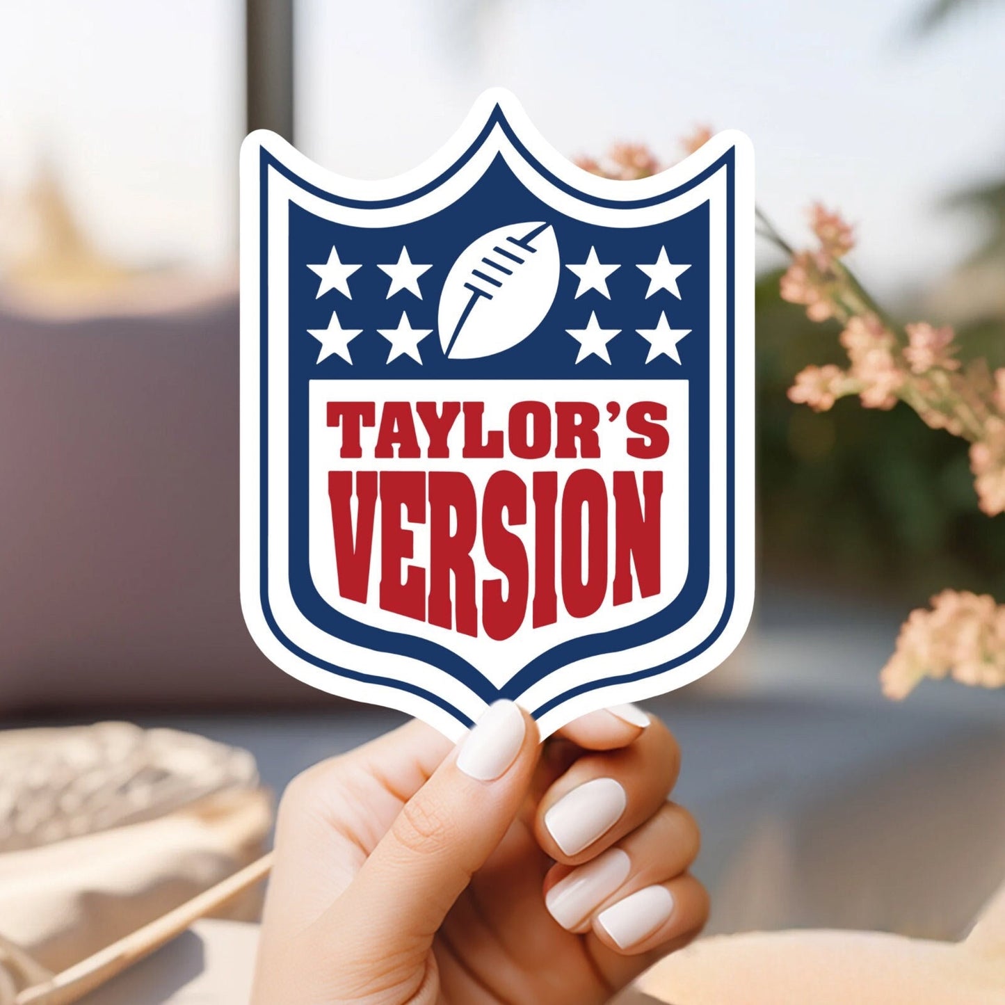 Taylor’s Version NFL Mock Logo Sticker | Go Taylor’s Boyfriend Sticker, funny, for laptop, Stanley water bottle, unique gifts, weatherproof