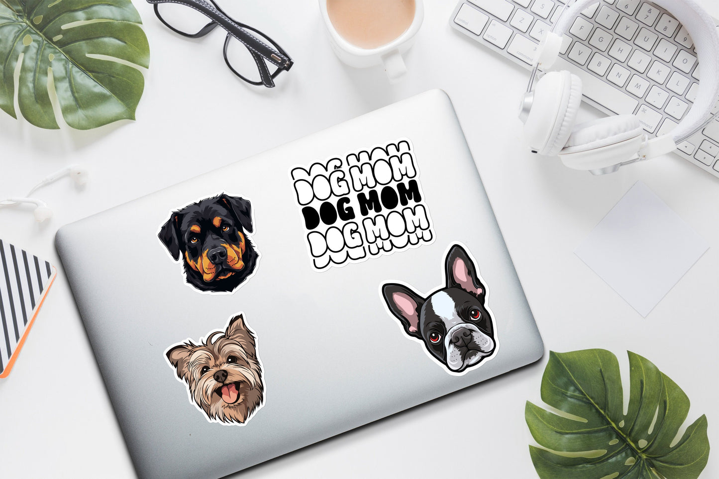 Dog Mom Sticker, Vinyl Sticker, Laptop Sticker, Dog Mom, Dog Gifts, Phone Sticker, Water Bottle Sticker, Waterproof Sticker, Dog Sticker