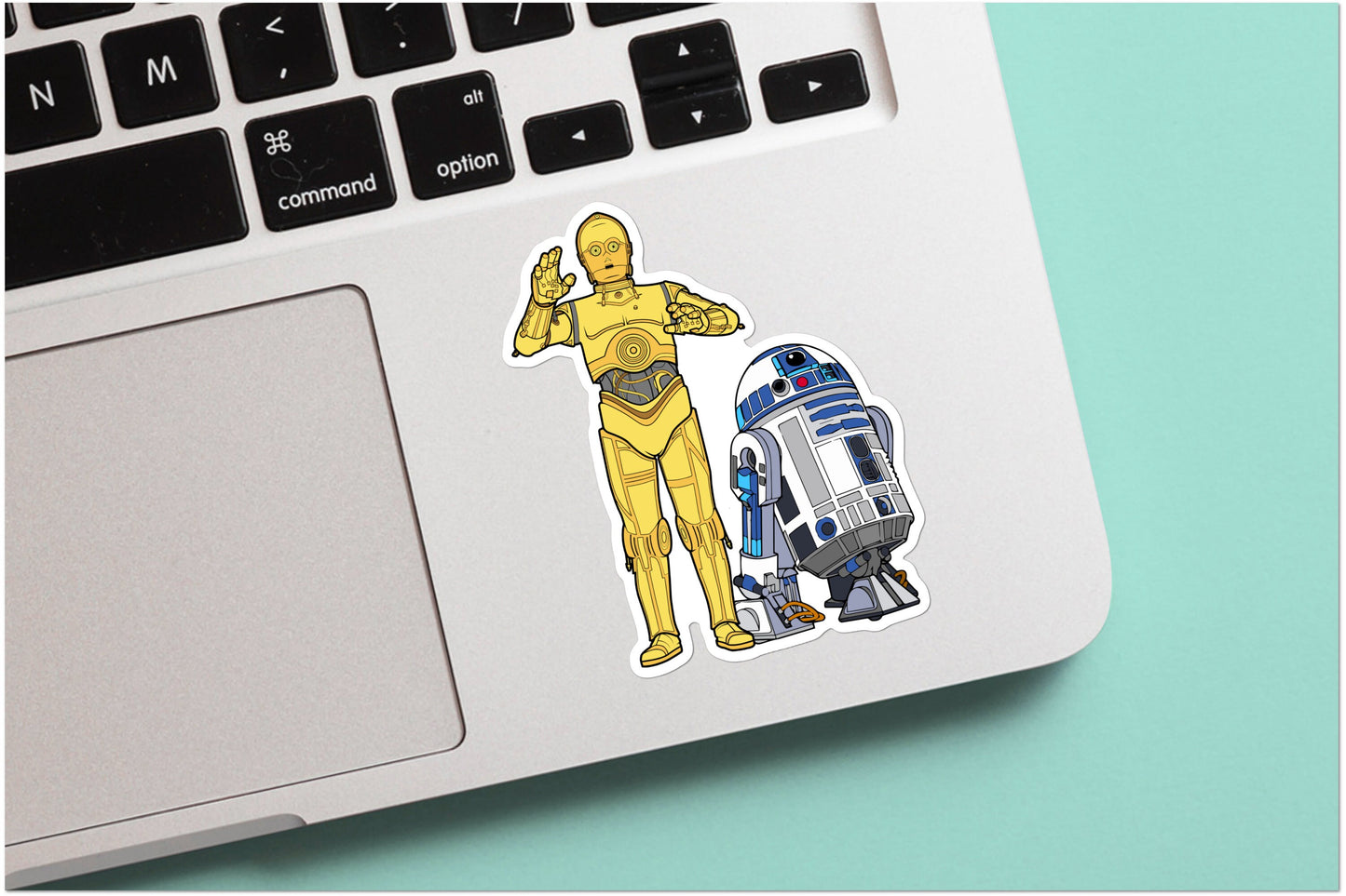 Star Wars Droid Sticker | Star Wars C-3PO Droid Sticker | Star Wars Sticker | Cartoon Droid | Party Favor Star Wars Gift