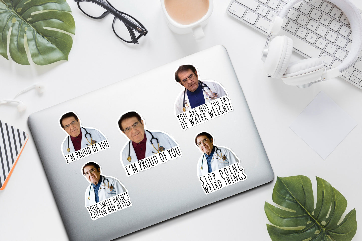 Dr. Now Oh Look Here Come the Tears Sticker Or Magnet | Vinyl Sticker for Laptop, Stanley, Water Bottle, Dr Nowzaradan 600 lb life show