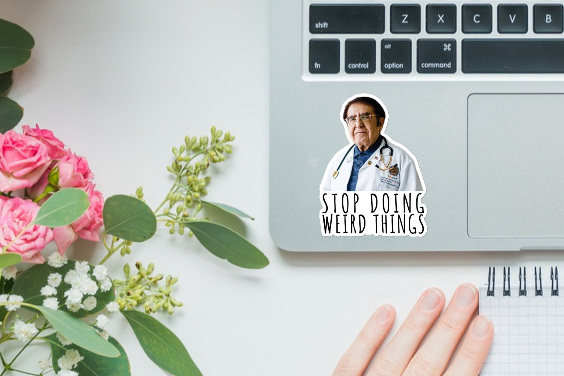 Dr. Now Stop Doing Weird Things Sticker Or Magnet | Vinyl Sticker for Laptop, Stanley, Water Bottle, Dr Nowzaradan 600 lb life show