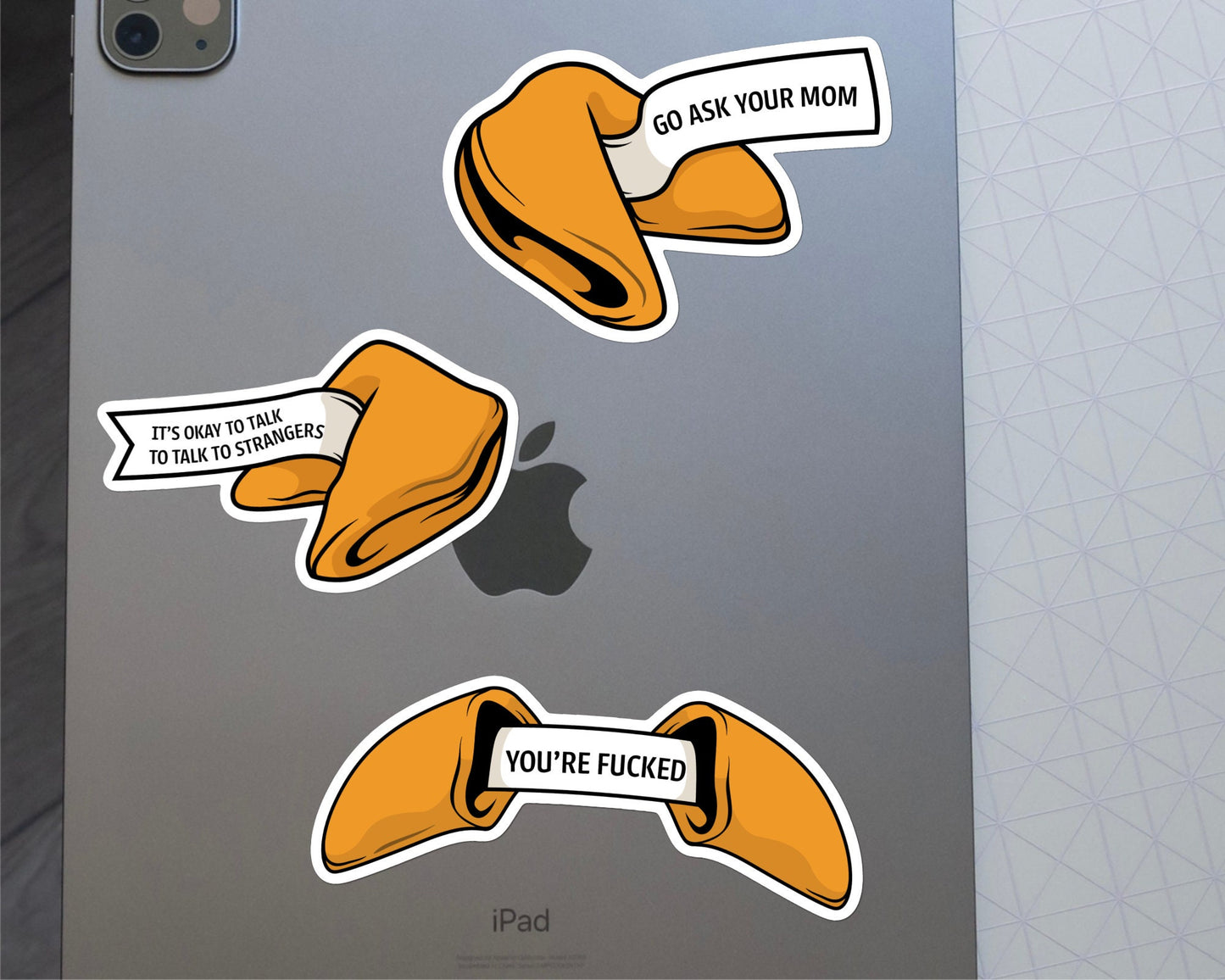 Fortune Cookie Sticker - You’re F*cked - Funny, Dark Humor, Meme Sticker, Gift for him and her, for Laptop, water bottle, hydroflask