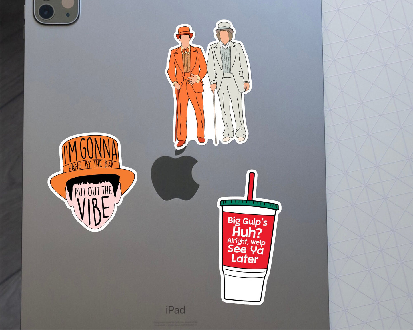 Dumb and Dumber “Big Gulps, Huh? Welp, See Ya Later” Suits Sticker - Quote Sticker, Funny Sticker, Nostalgia, 90’s Kids, Big Gulp,