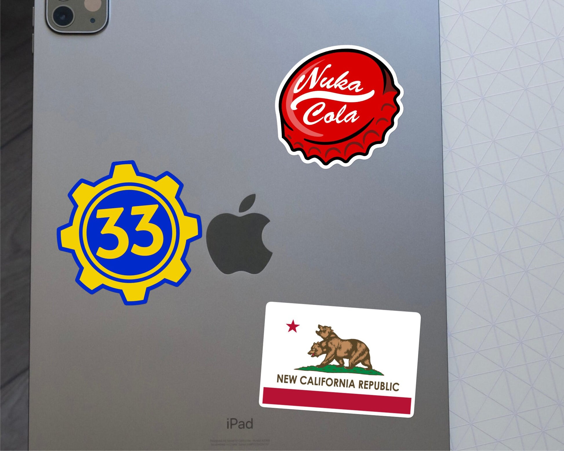 Nuka Cola Bottle Cap Sticker - For Gamers, Gifts for him and her, for Laptop, Water Bottle, Skateboard, CellPhone, Vault Dwellers, Wasteland