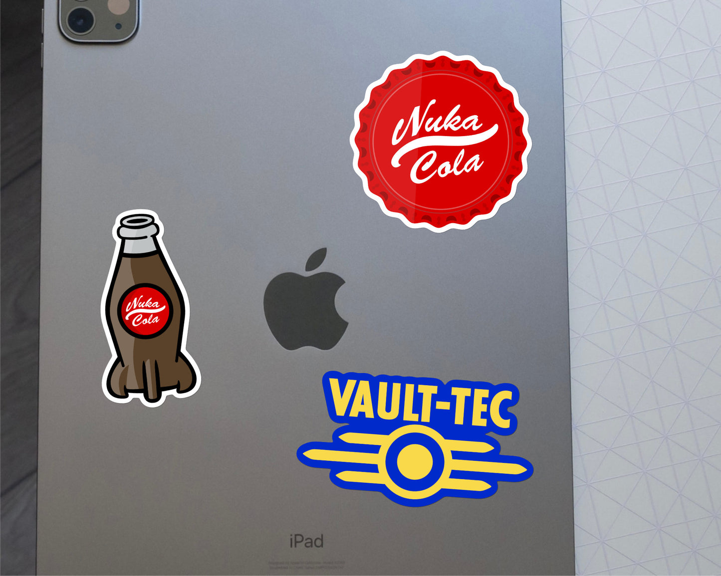 Nuka Cola Bottle Sticker - For Gamers, Gifts for him and her, for Laptop, Water Bottle, Skateboard, CellPhone, Vault Dwellers, Wasteland