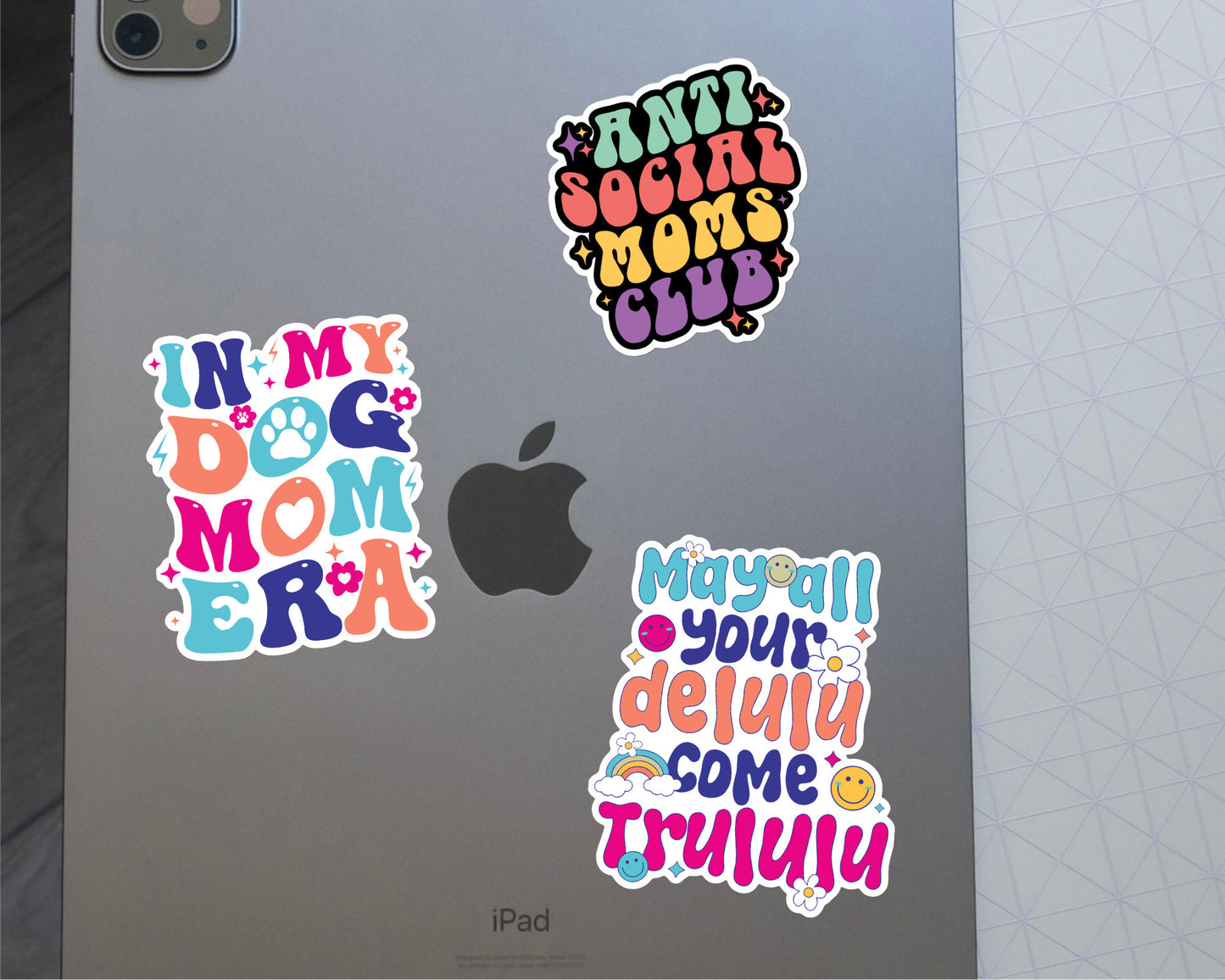 Anti Social Moms Club Sticker - Funny, Mental Health Decal for laptop, Water Bottle, Hydroflask, Gift for Him and Her, Mom, Mama Bear