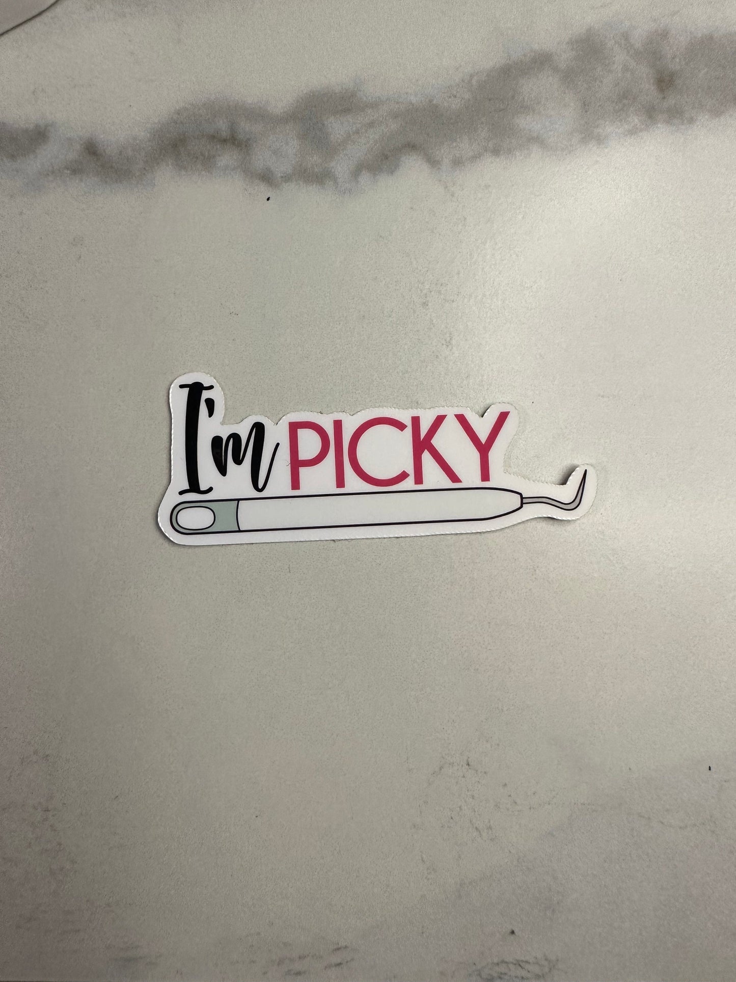 I’m picky cricut tool sticker for crafters, vinyl sticker, custom handmade, craft sticker, sets, weatherproof, laminated.