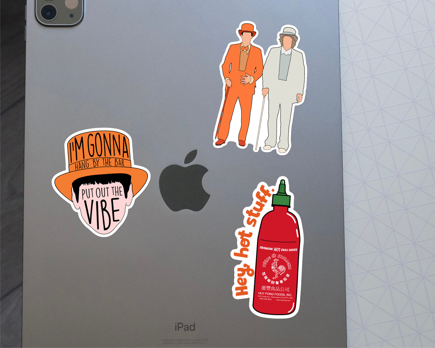 Dumb and Dumber “I’m Gonna Hang By The Bar Put Out a Vibe” Sticker - Quote Sticker, Funny Sticker, Nostalgia, 90’s Kids, Big Gulp,