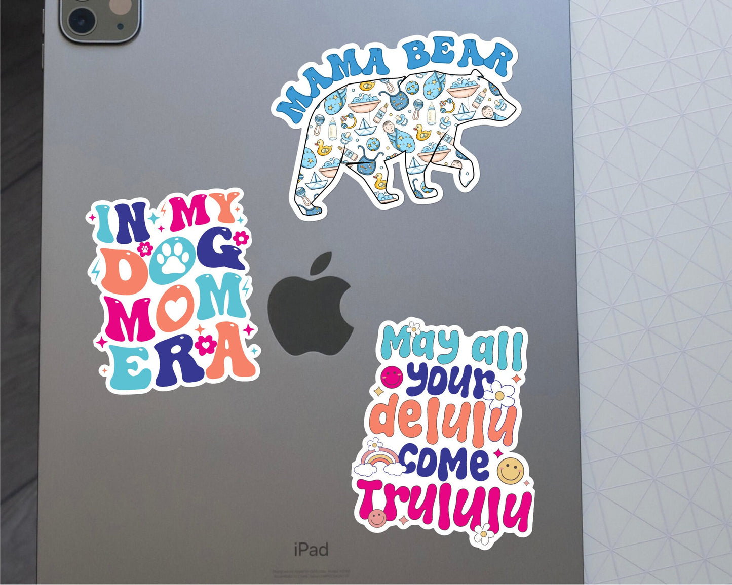 Mama Bear Boy Mom  Sticker - Funny, Mental Health Decal for laptop, Water Bottle, Hydroflask, Gift for Him and Her, Mom, Mama Bear