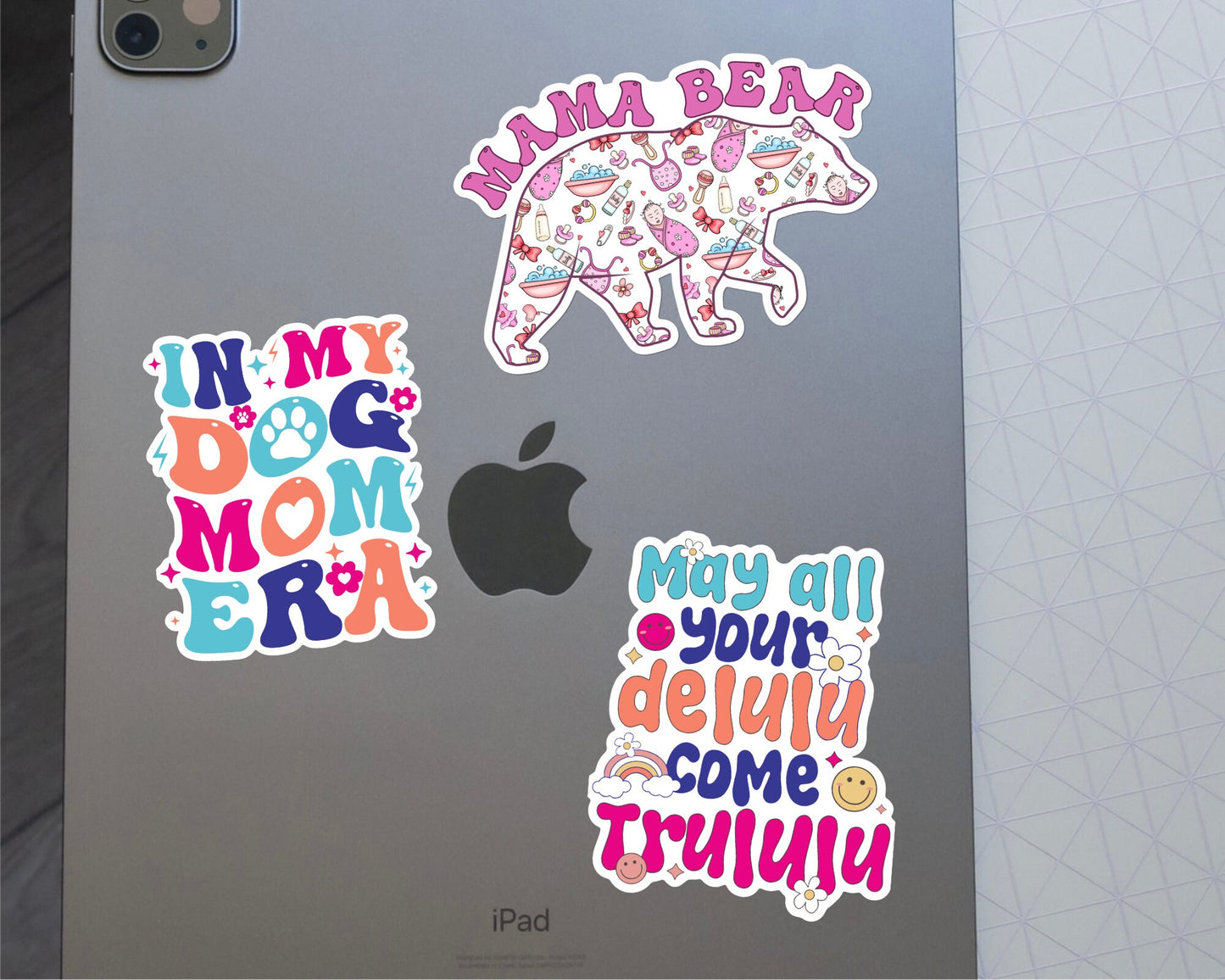 Mama Bear Girl Mom  Sticker - Funny, Mental Health Decal for laptop, Water Bottle, Hydroflask, Gift for Him and Her, Mom, Mama Bear