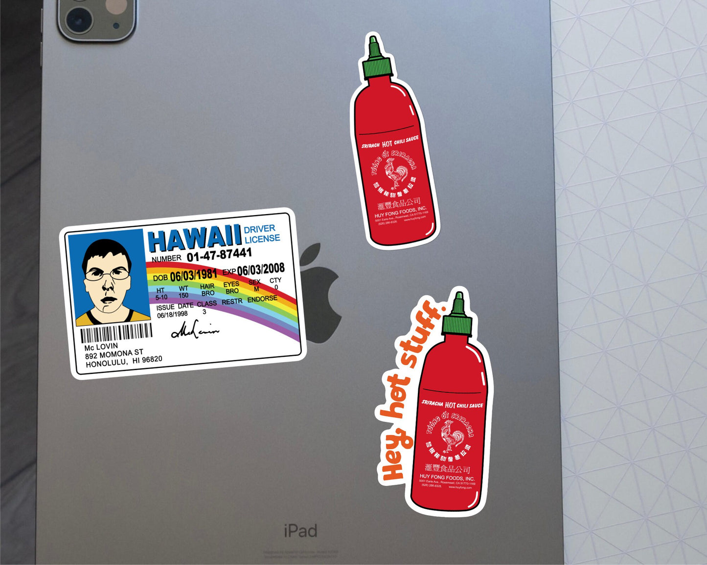 McLovin License from Superbad Sticker - Superbad, Funny, McLovin, for Laptop, Cellphone Case, Water Bottle, Hydroflask, Gift for Him Her